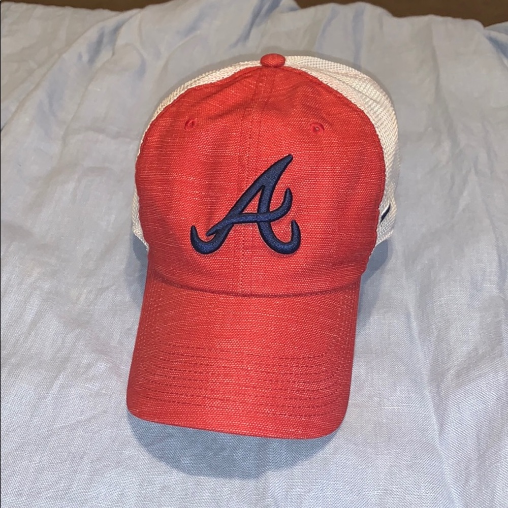 Atlanta Braves Ballcap - Red/White - Adjustable